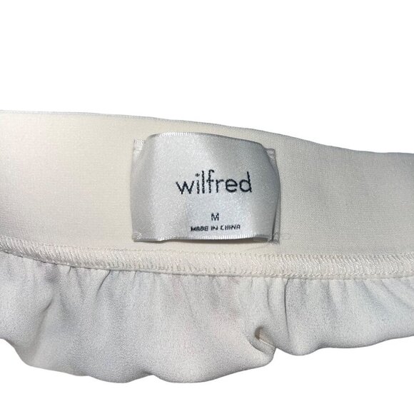 Aritzia Wilfred Womens Skirt Size M Multicolor Midi Pleated Chiffon Elastic Wais - Picture 9 of 9